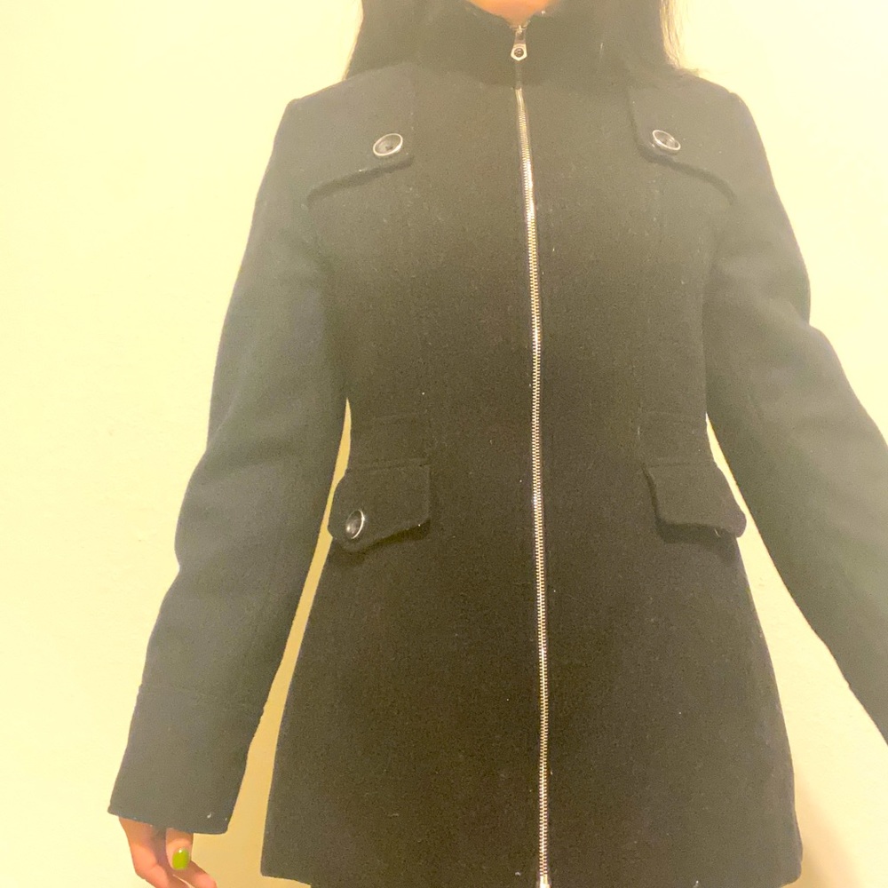 Black coat Nautica Size M